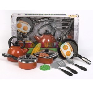 Set cocina cookware sartenes con accesorios 13 pzs