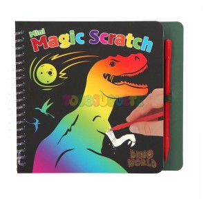 Dino World Mini Magic-Scratch Book