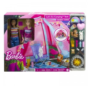 Muñeca Barbie ¡Vamos de Camping! Malibú y Brooklyn