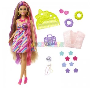 Barbie Totally Hair Pelo Extralargo Flor
