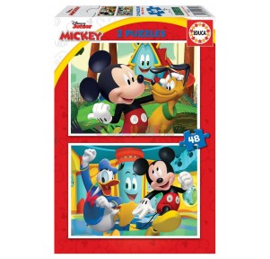 Puzzle 2x48 Mickey Mouse Fun House