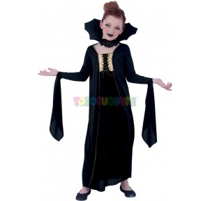 Disfraz Vampiresa Gótica Negra T.S 3-4 años