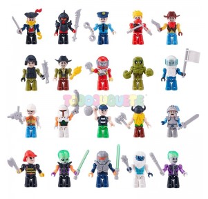 Play set 15 mini figuras articuladas Max Build