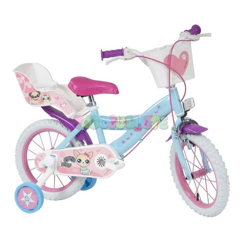 Huffy Bicicleta para niños Disney Cars 14  con ruedines 
