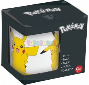 Taza Cerámica Regalo Pokémon Pikachu