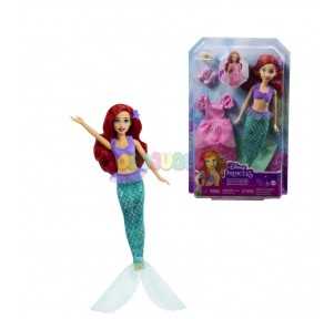 Muñeca Princesa Disney Ariel Sirena a Princesa