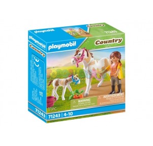 Caballo con Potro Playmobil