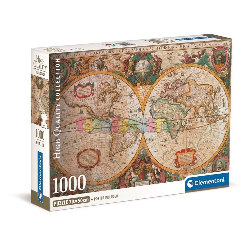 Puzzle 1000 Compact Box Old Map