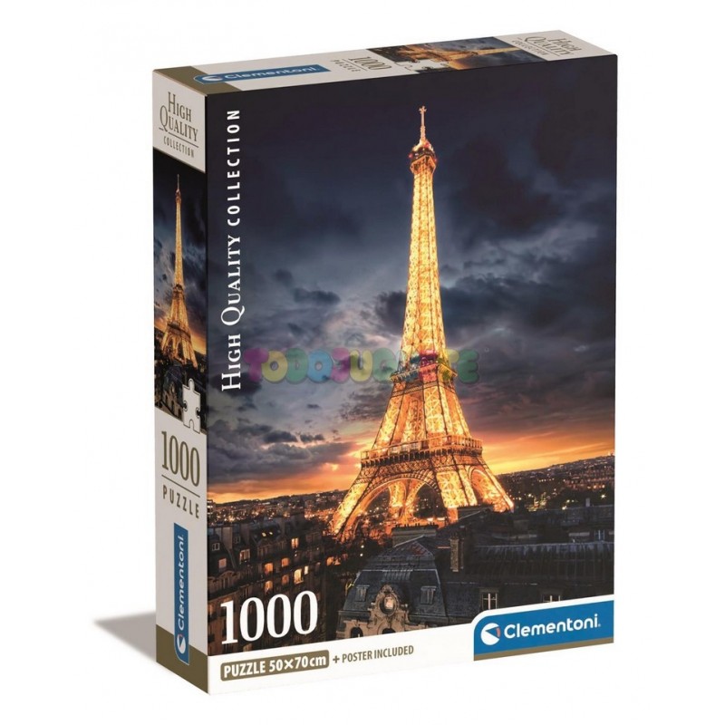 Puzzle 1000 Compact Box Torre Eiffel