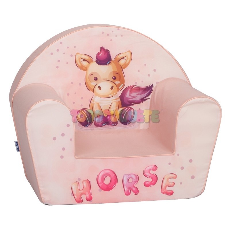 Sillón Infantil Rosa Horse
