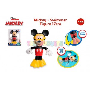 Mickey Figura Nadador 17cms