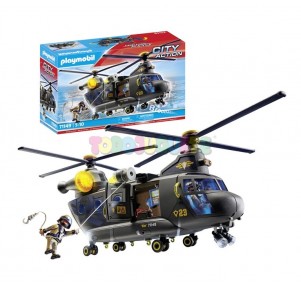 Fuerzas Especiales Helicóptero Banana Playmobil