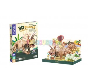 Puzzle Eco 3D Dino Triceratops