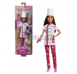 Muñeca Barbie Tú Puedes Chef Pastelera