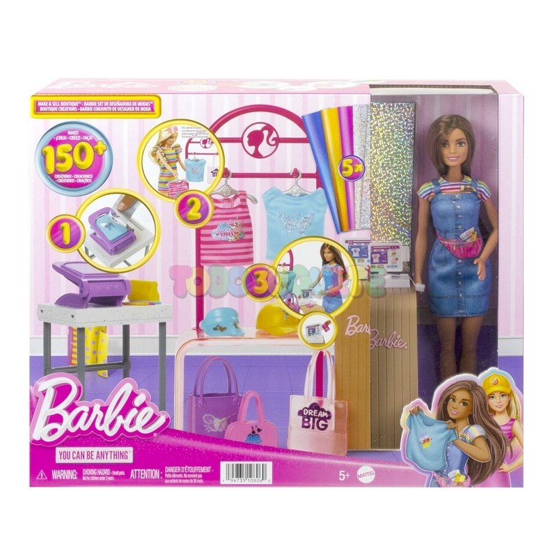 Comprar Barbie Boutique Diseña y Vende Muñeca maniquí online