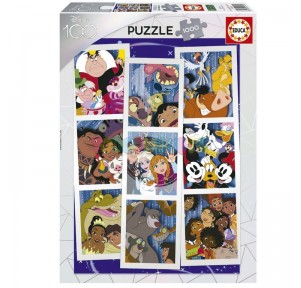 Puzzle 1000 Collage Disney 100