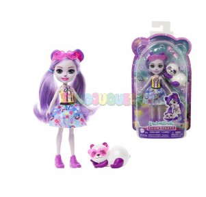 Muñeca Enchantimals City Tails Purple Panda