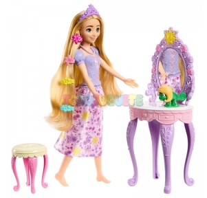 Muñeca Princesa Disney Rapunzel con Tocador