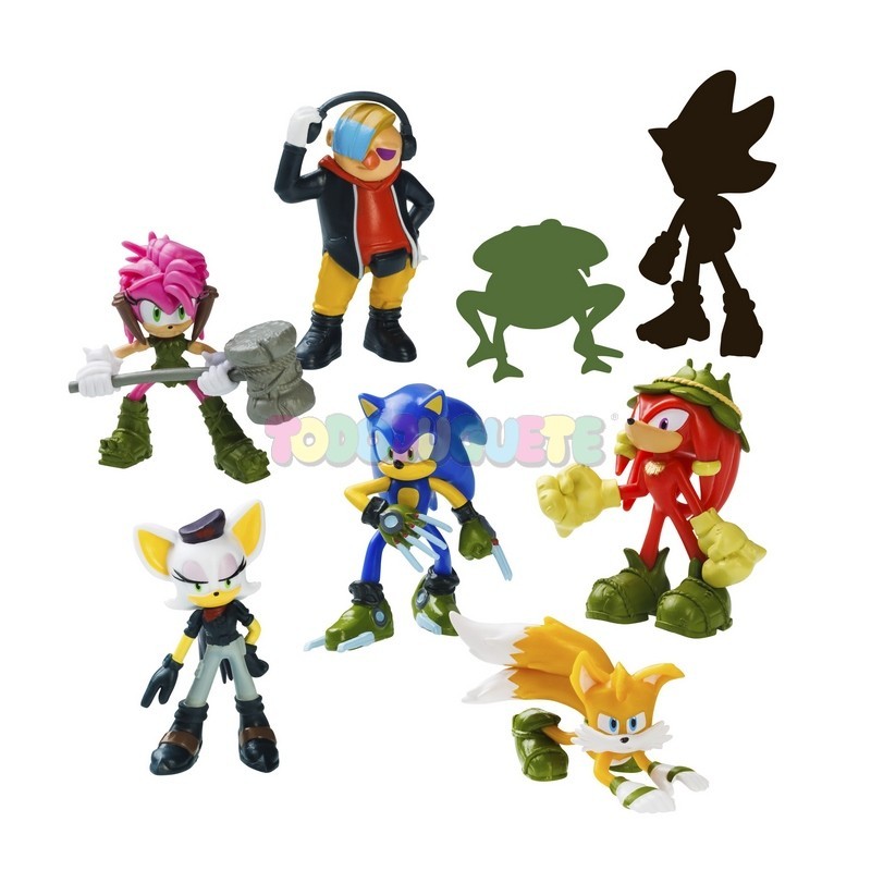 Sonic Pack 8 Figuras Caja Deluxe