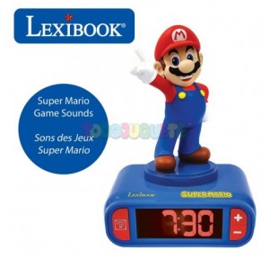 Despertador digital 3D Nintendo Mario con sonidos