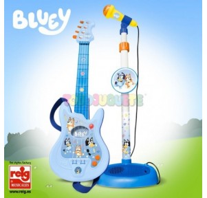 Micro y Guitarra Bluey
