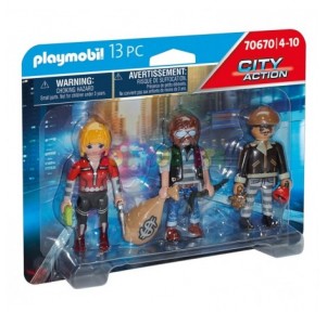 Set Figuras Ladrones Playmobil
