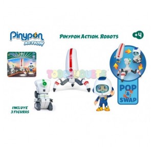 Pin y Pon Action Robots