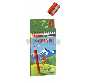 Caja 12 colores Básico Alpino