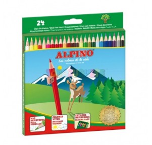 Caja 24 colores basicos Alpino