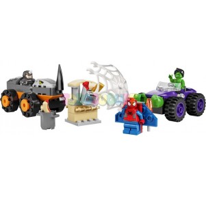 Lego Marvel Camiones Combate Hulk y Rino