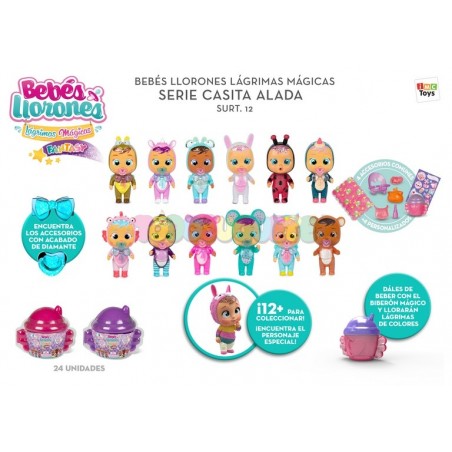 Bebés Llorones Fantasy Mini Casita Alada Lágrimas mágicas