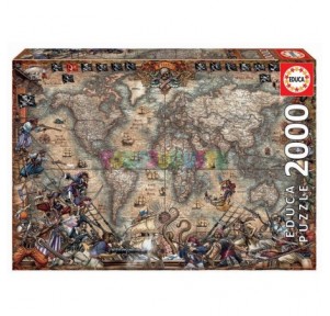 Puzzle 2000 Mapa de Piratas