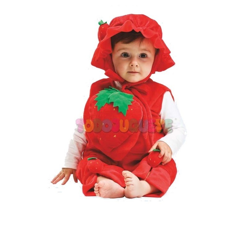 Comprar Disfraz Baby Fresa bolsa 6-12 meses Disfraz infantil online