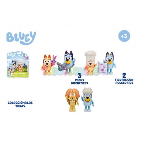 Comprar Bluey Pack 2 Figuras Diferentes Modelos