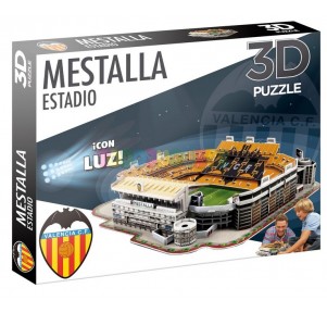 Puzzle 3D Estadio Mestalla-Valencia