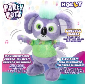 Party Pets Holly Koala Bailarín Fluor