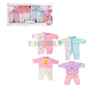 Set 4 Trajes Ropita Bebé 41 cms