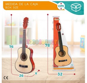 Guitarra de Madera 76cm Woomax