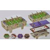 Futbolín 4 en 1 Billar,Hockey y Ping-Pong 69x36x28