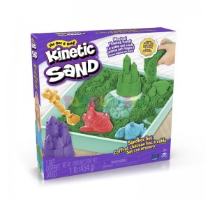 Kinetic Sand Box Set Verde