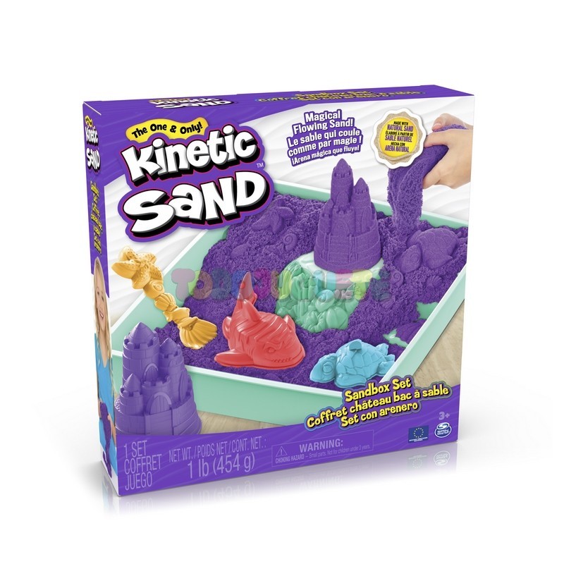 Kinetic Sand Box Set Morado