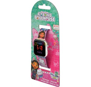 Reloj Led Casa Muñecas Gabby