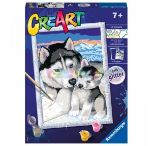 CreArt serie D Husky con glitter