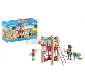 Carpintera con Torre de Juegos Playmobil