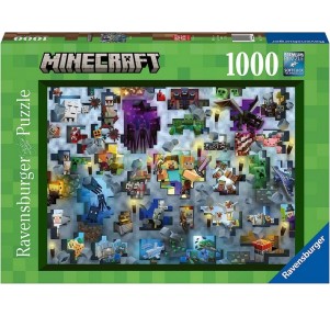 Puzzle 1000 Minecraft Mobs