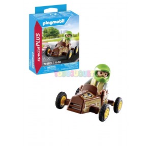 Niño con Kart Playmobil