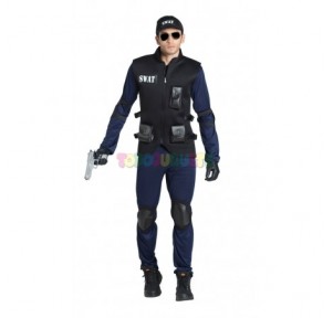 Disfraz Policia Swat Adulto...