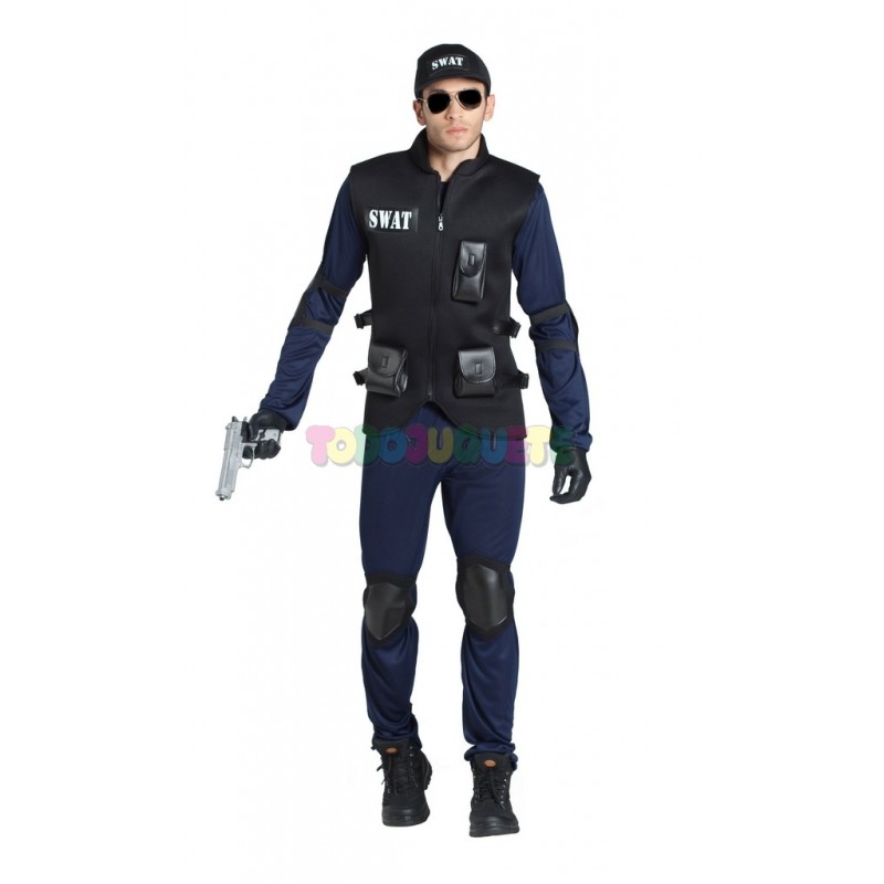 Disfraz de Policía SWAT Deluxe para Adulto