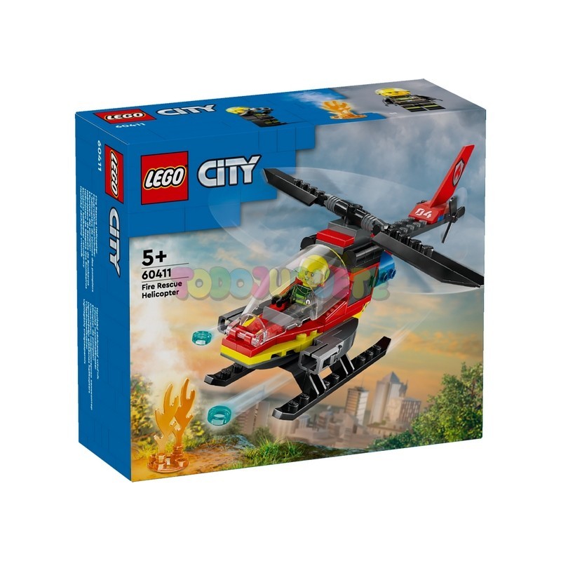Lego City helicóptero Rescate Bomberos