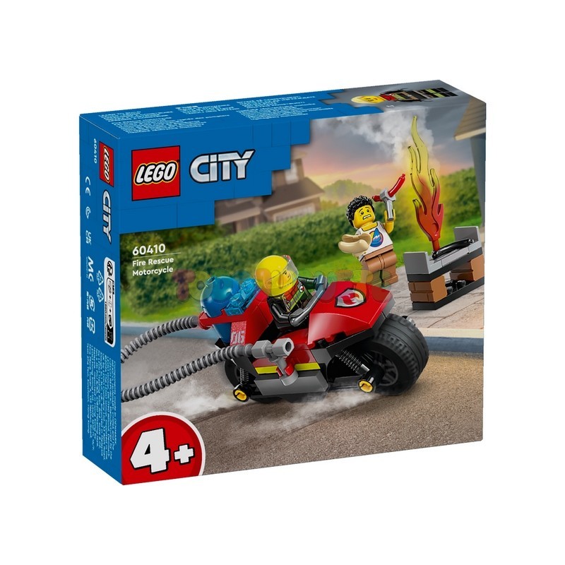 Lego City Moto Rescate Bomberos